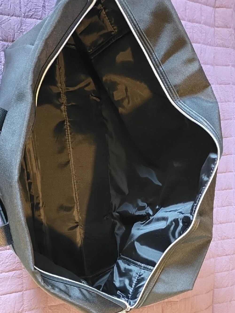 Azzaro Black Men's Duffel Bag with Shoulder Strap